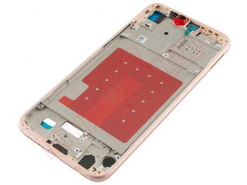 Carcasa frontal / central con marco rosa con botones laterales Huawei P20 Lite, ANE-LX1